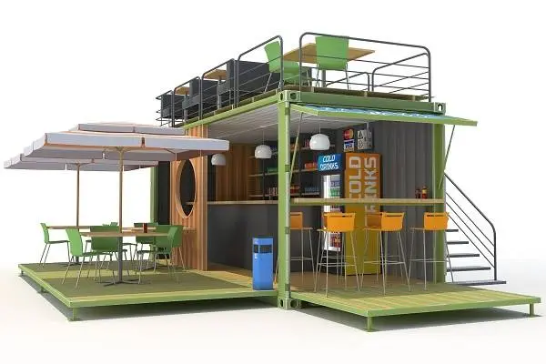 Desain Cafe Container yang Modern Sebagai Tempat Usaha 1 Desain Cafe Container yang Modern Sebagai Tempat Usaha
